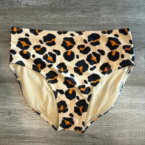 High waisted swim bottom